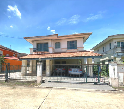 ขายถูกบ้านเดี่ยวหมู่บ้านมัณฑนา วงแหวน-ปิ่นเกล้า ซอยวัดพระเงิน ขนาด 80.80 ตารางวา ขายถูกกว่าใกล้เคียง กู้ได้สูง