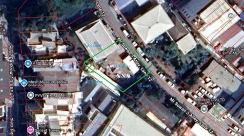 ขายที่ดิน ขนาด 113 ตรว. ในซอยมีสุวรรณ3 แยก12 สามารถเดินถึงสถานีรถไฟฟ้าอ่อนนุช และพระโขนง โทร 0809076222