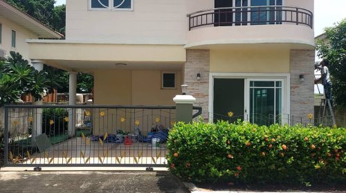 ขายที่ดินพร้อมบ้าน 2 ชั้น 59.5 ตรว. หมู่บ้านศุภาลัย พาร์ควิลล์ 5 ใกล้ถนนเทพารักษ์ ห้างบิ๊กซี ราคา 9.2 ลบ. ต่อรองได้ โทร 081-9308276