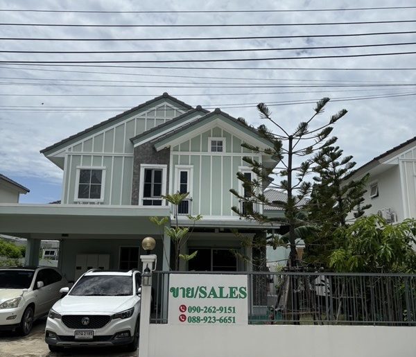 ขายบ้านเดี่ยว 2 ชั้น หมู่บ้าน Villaggio 2 ศรีนครินท์-บางนา อยู่ใกล้เมกาบางนา ทางด่วน โทร 090-262-9151