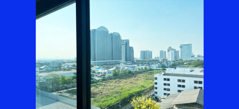 ขายคอนโดศุภาลัยซิตี้รีสอร์ท สถานีแบริ่ง สุขุมวิท105 ห้องstudio วิวเมือง แถมเครื่องใช้ไฟฟ้าและเฟอร์นิเจอร์