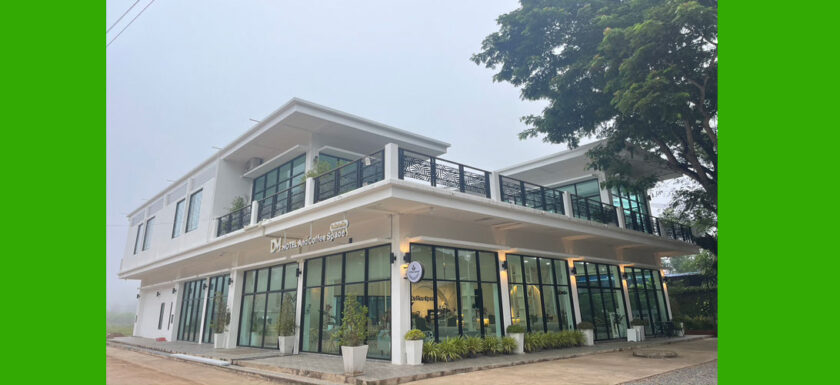 โรงแรมเปิดใหม่น่าน ใกล้แหล่งท่องเที่ยว New Hotel&Cafe in Nan ใกล้ถนนคนเดิน คาเฟ่นั่งทำงานได้ทั้งวัน