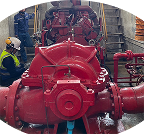 บริการบำรุงรักษา Overhaul Fire Pump