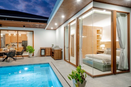 ขายบ้านพูลวิลล่าหัวหินใกล้ทะเลโฉนดครุฑแดง Luxury Villa La Felice Pool Villa Sale