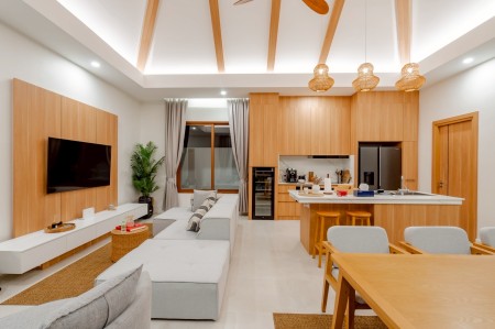 ขายบ้านพูลวิลล่าหัวหินใกล้ทะเลโฉนดครุฑแดง Luxury Villa La Felice Pool Villa Sale