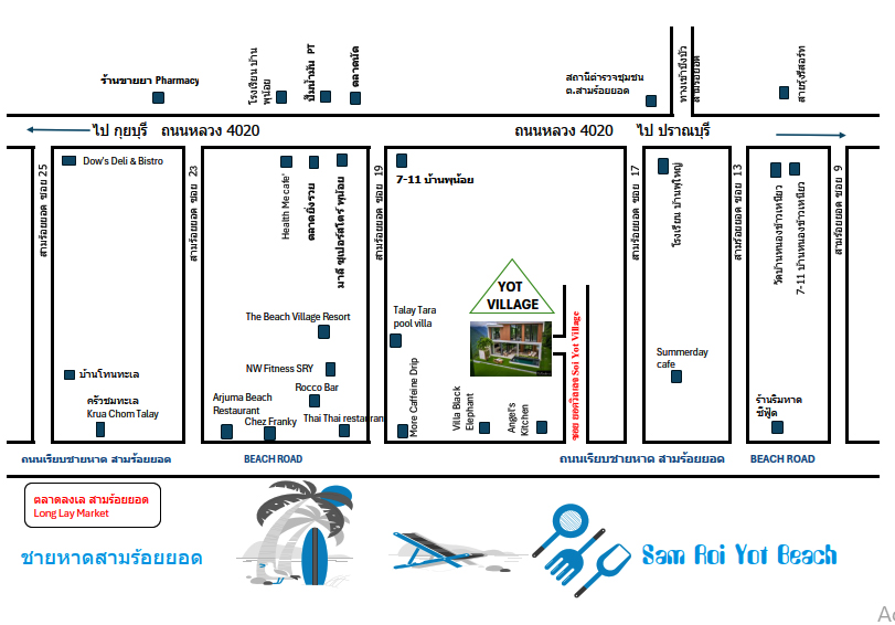 บ้านหรูสไตล์รีสอร์ท สามร้อยยอด หัวหิน – ปราณบุรี ใกล้ทะเล พร้อมสระว่ายน้ำ ใกล้หาดสามร้อยยอด