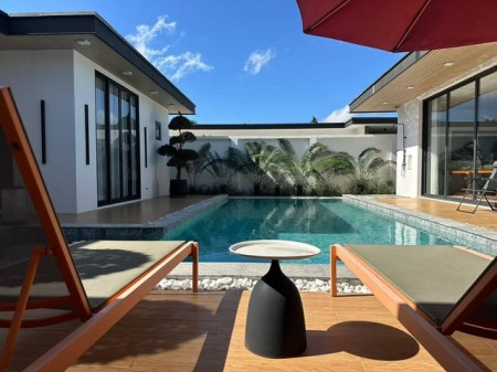 บ้านหรู6ห้องนอนภูเก็ต ระบบสมาร์ทโฮมทั้งหลัง, Luxury Smart home – pool villa for sale Thalang Phuket 6 bedrooms, กรรมสิทธิ์รองรับชาวต่างชาติ